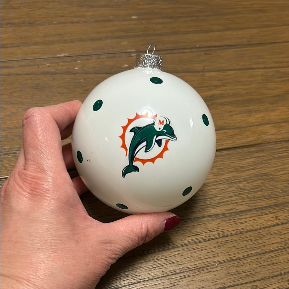 Vintage Miami dolphins ornament!